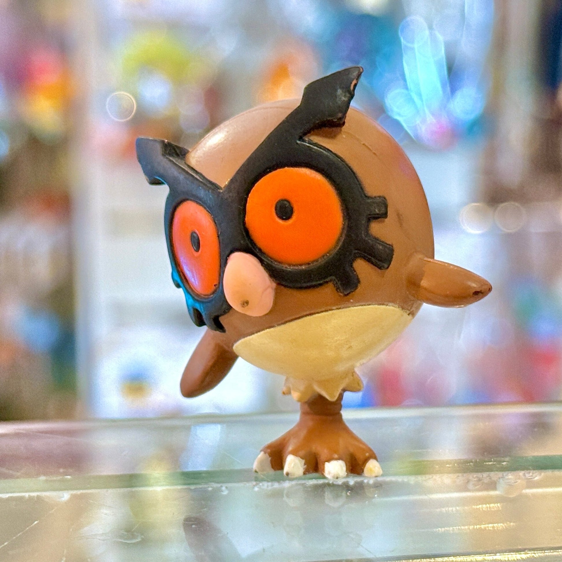 Pokemon: Hoothoot Collectible Mini Figure (TOMY, Nintendo, 90s) - PopCultGang