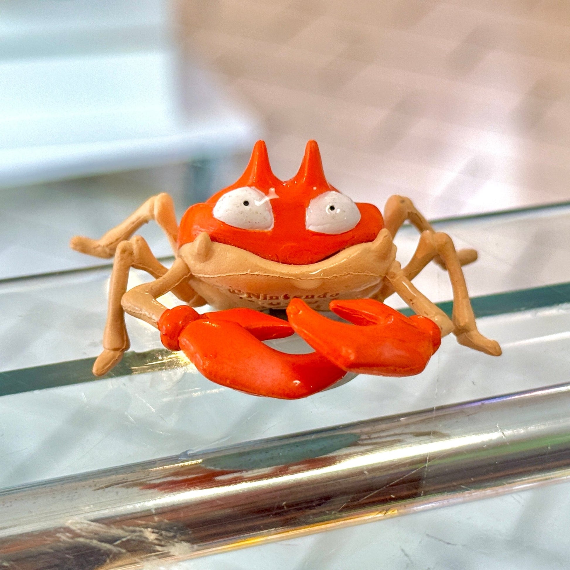 Pokemon: Krabby Collectible Mini Figure (TOMY, Nintendo, 90s) - PopCultGang