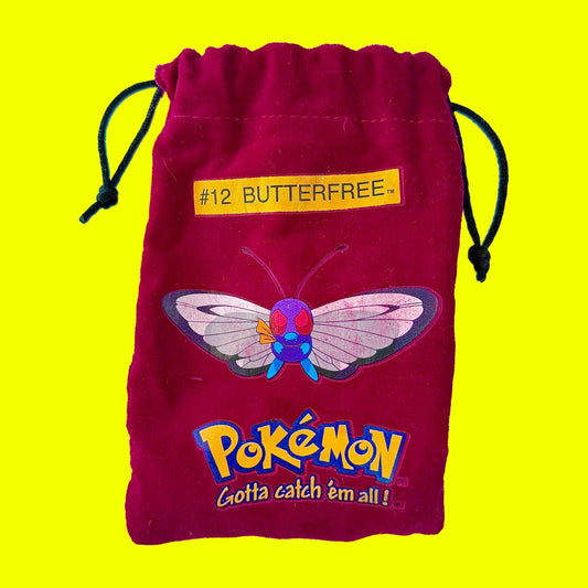 Pokemon Marbles: Collector's Felt Bag - 12 Butterfree (90s) - PopCultGang