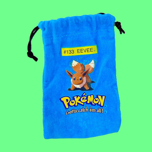Pokemon Marbles: Collector's Felt Bag - 133 Eevee (90s) - PopCultGang