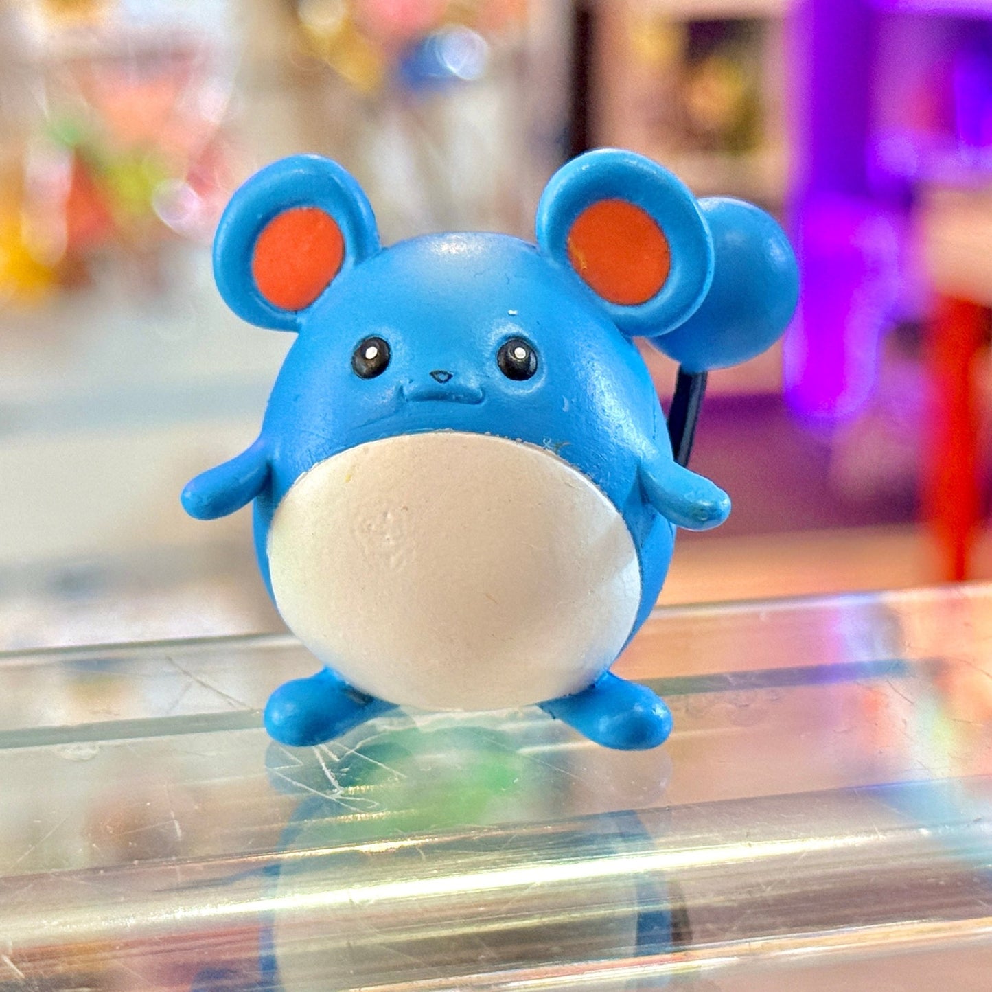 Pokemon: Marill Collectible Mini Figure (TOMY, Nintendo, 90s) - PopCultGang