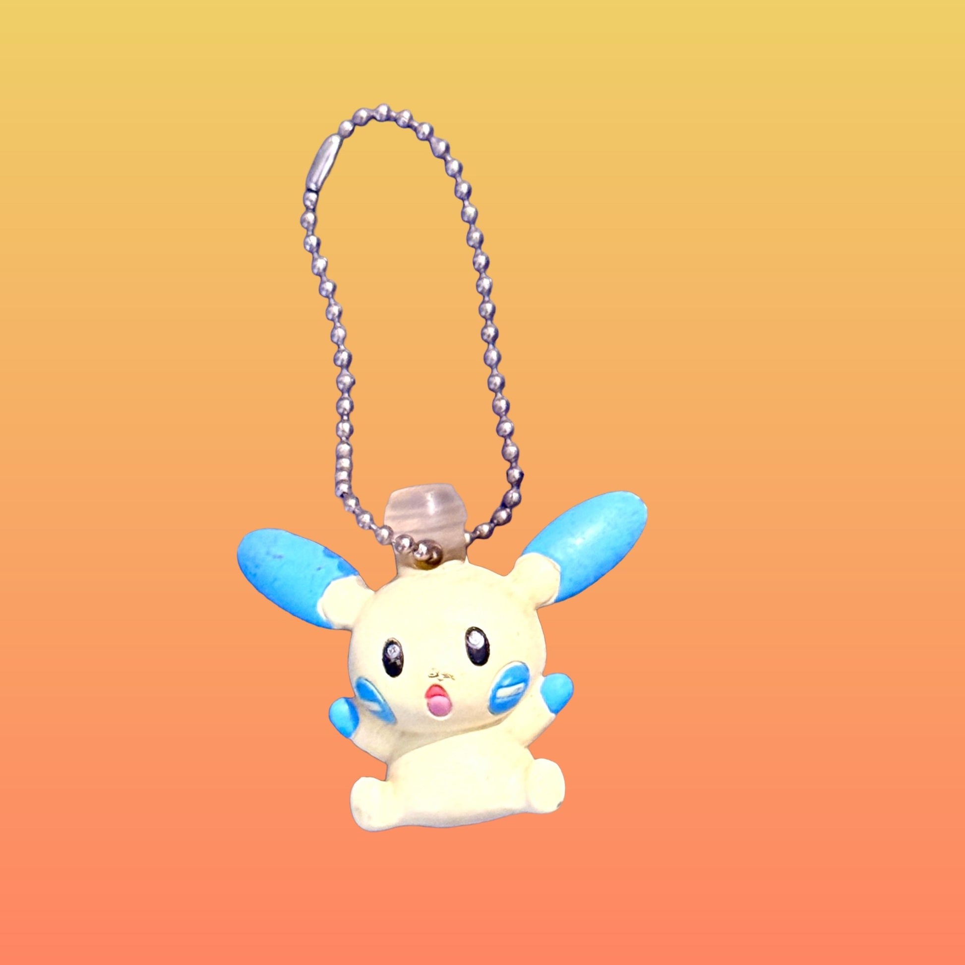 Pokemon: Minun - Keychain Charm Dangler Gachapon (Tomy, Nintendo, 2000s) - PopCultGang