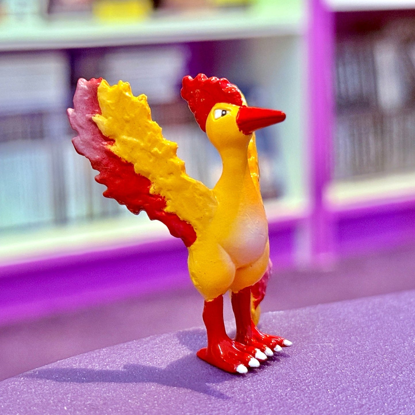 Pokemon: Moltres Collectible Mini Figure (TOMY, Nintendo, 90s) - PopCultGang