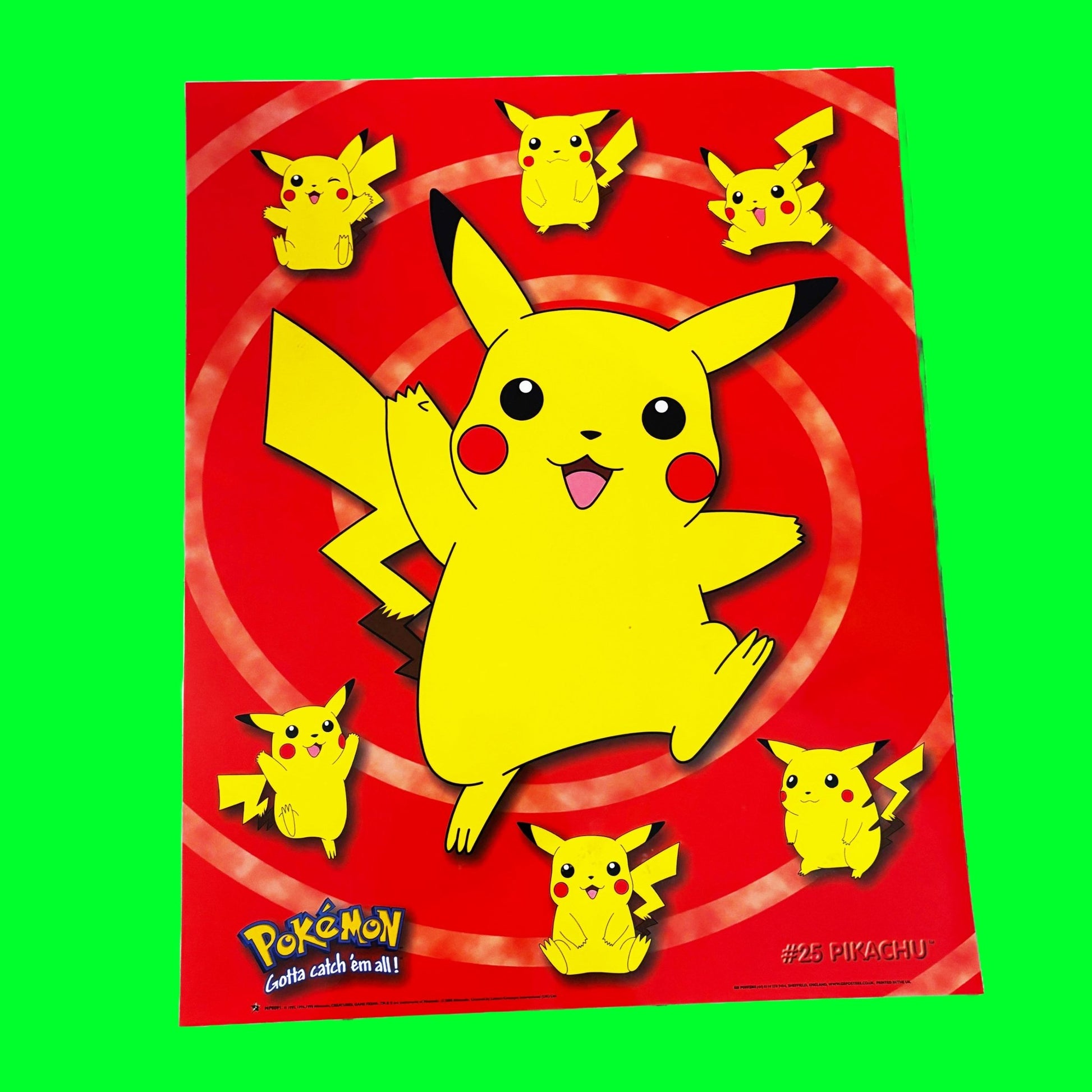 Pokemon: Orignal Laminated Posters (Nintendo, 2000) - PopCultGang