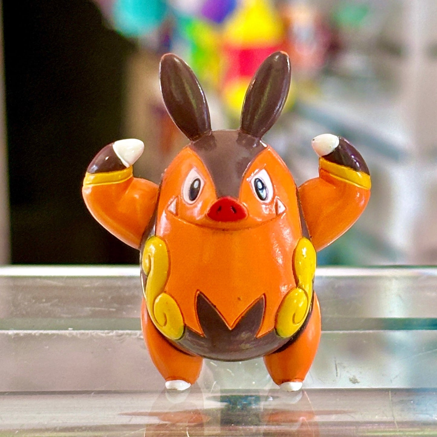 Pokemon: Pignite Mini Figure (Tomy, Nintendo, 2011) - PopCultGang