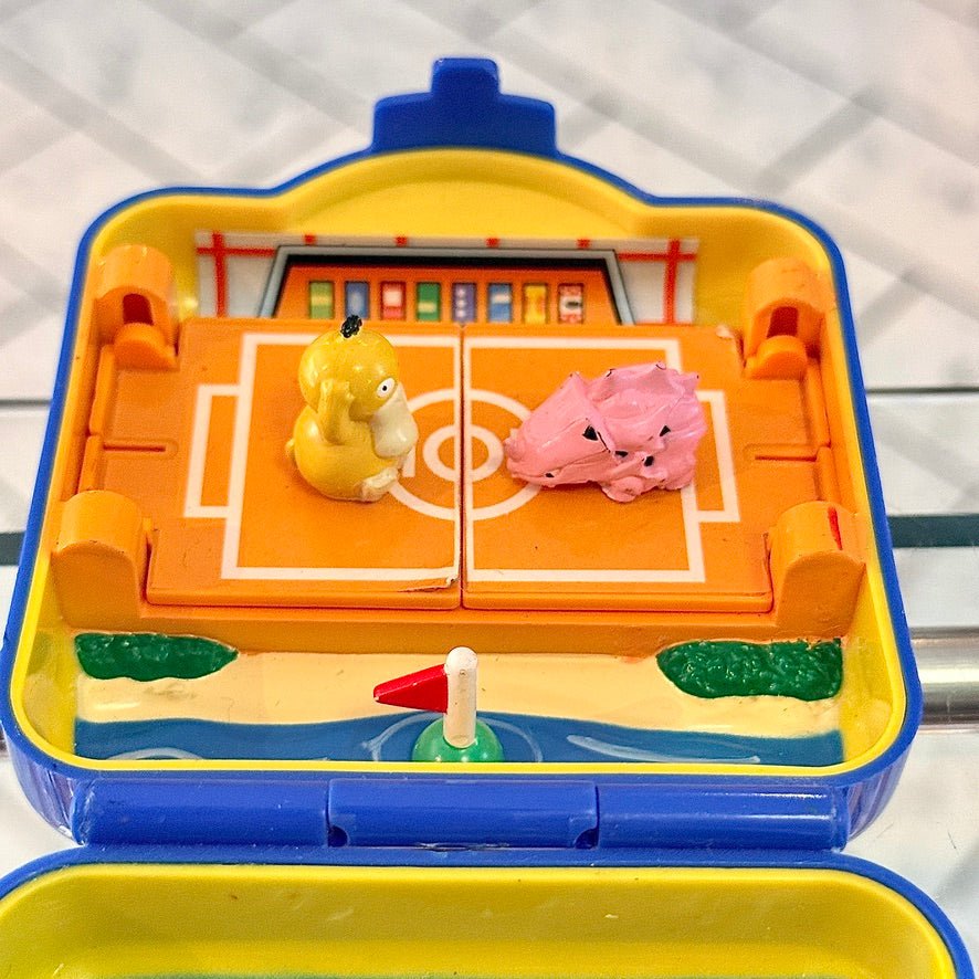 Pokemon Pocket Playsets: Pinkan Island With Psyduck & Rhyhorn (Hasbro, Tomy, 1997) - PopCultGang