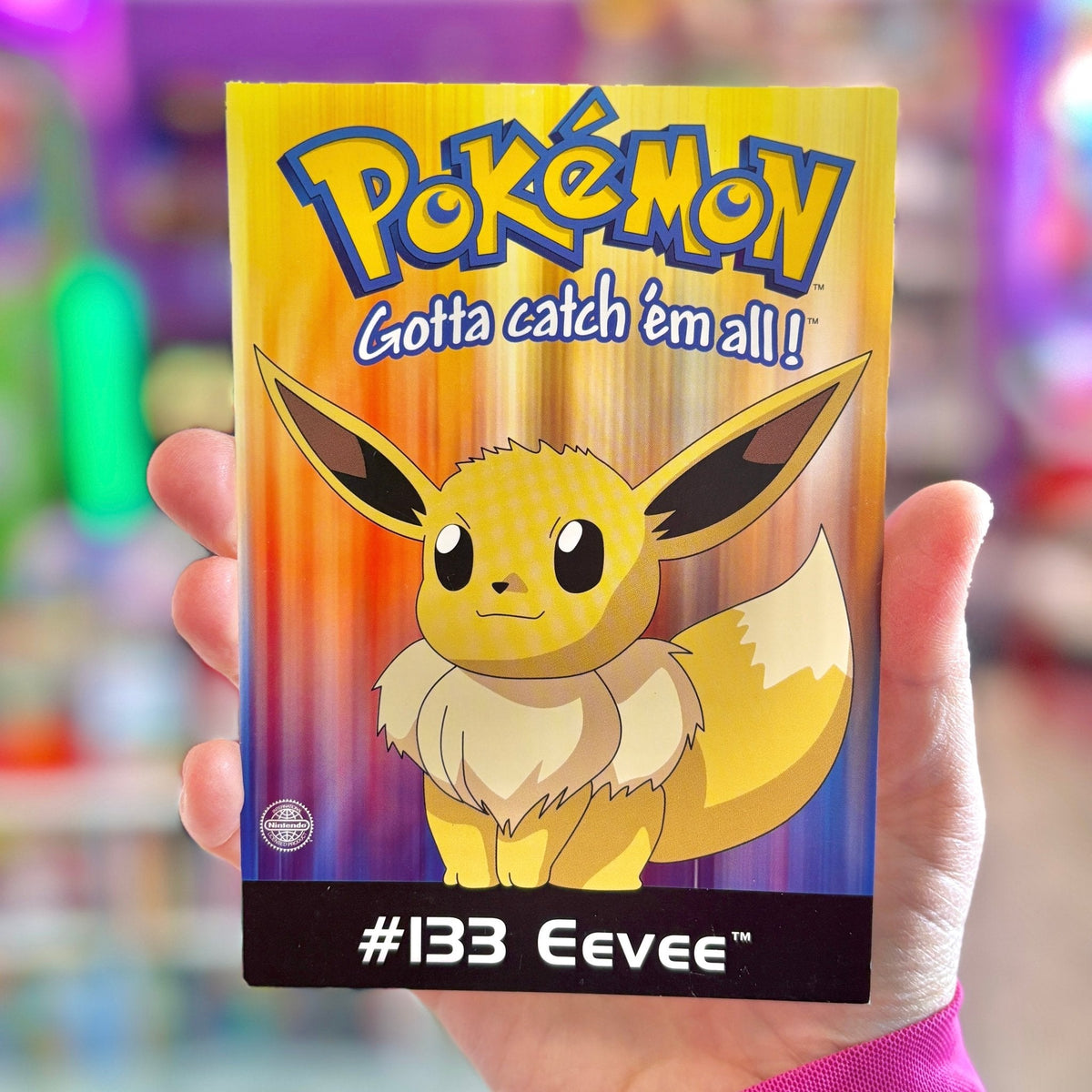 Pokémon Postcard: Eevee (Nintendo, 2000) - PopCultGang