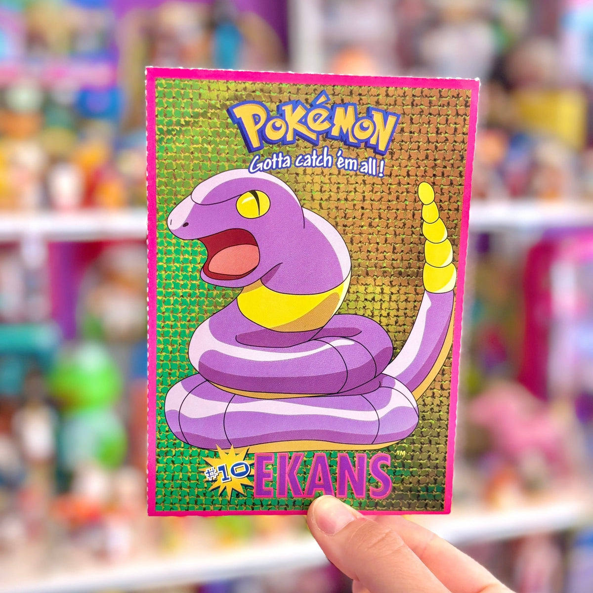 Pokémon Postcard: Ekans (Nintendo, 2000) - PopCultGang