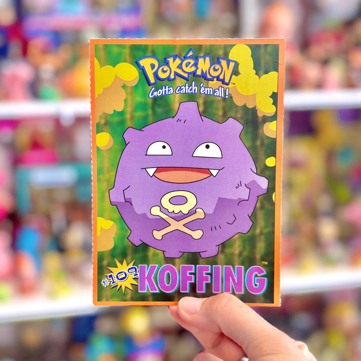 Pokémon Postcard: Koffing (Nintendo, 2000) - PopCultGang