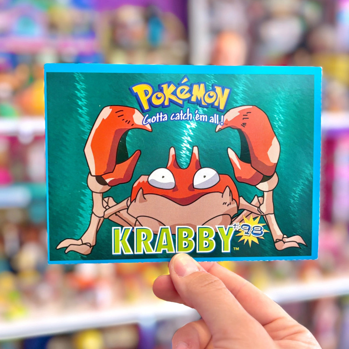Pokémon Postcard: Krabby (Nintendo, 2000) - PopCultGang
