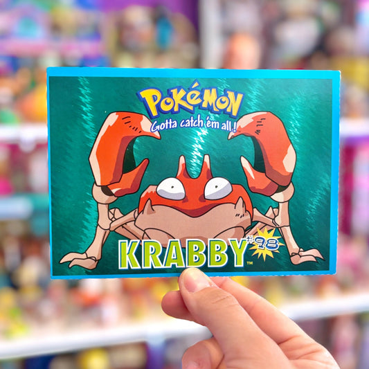 Pokémon Postcard: Krabby (Nintendo, 2000) - PopCultGang
