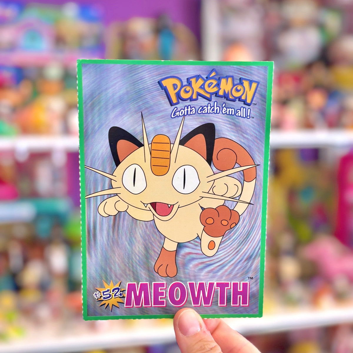 Pokémon Postcard: Meowth (Nintendo, 2000) - PopCultGang