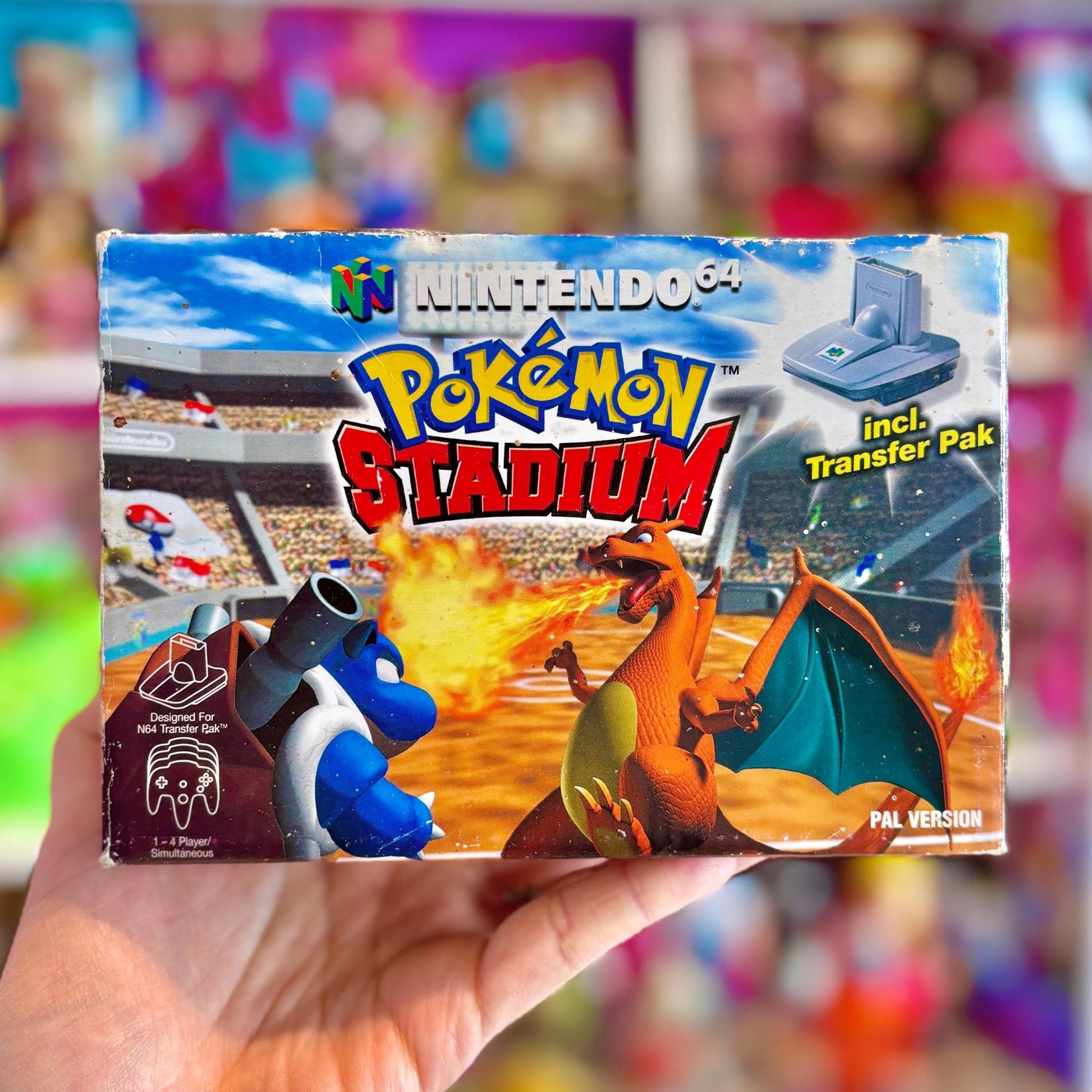 Pokemon Stadium (boxed with Transfer Pak, N64) - PopCultGang