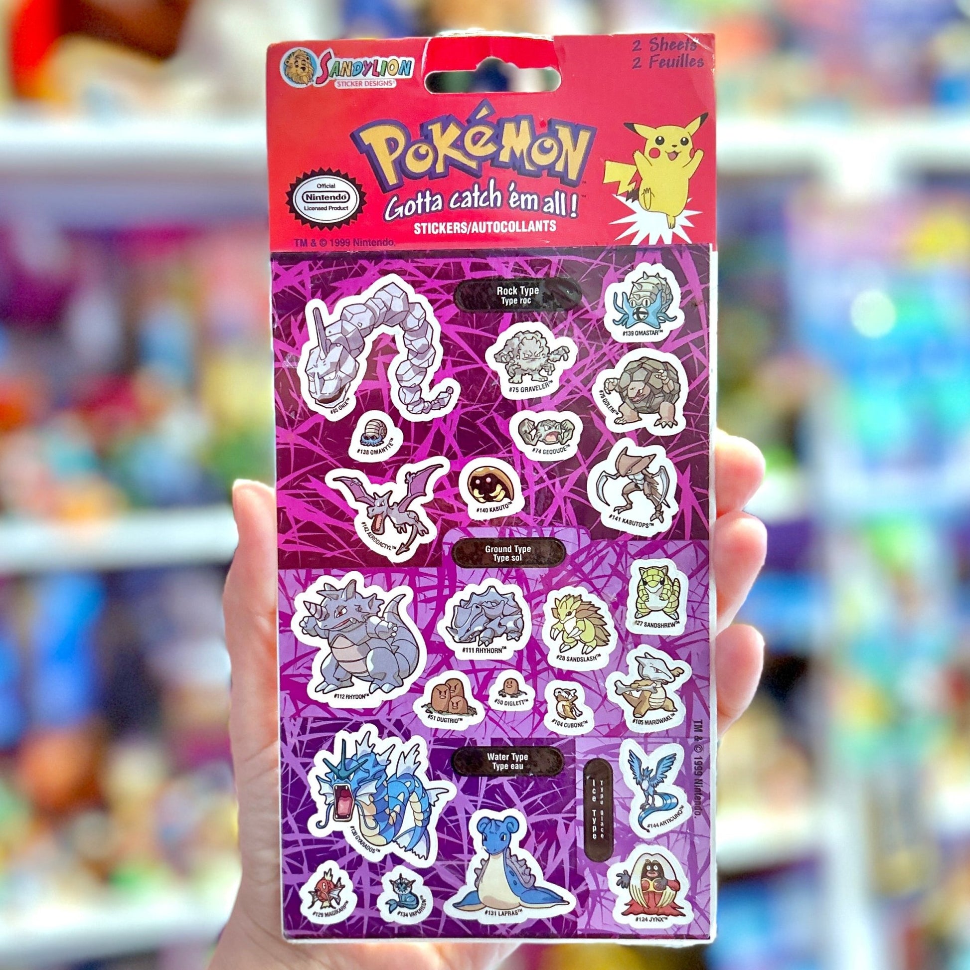 Pokemon Stickers (Sandy Lion, Nintendo, 1999) - PopCultGang