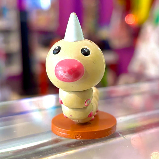 Pokemon: Weedle Collectible Mini Figure (TOMY, Nintendo, 90s) - PopCultGang