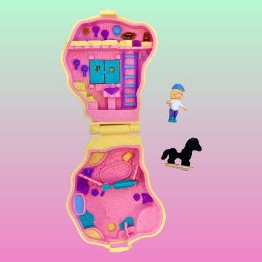 Polly Pocket: Pony Ridin' Playset + 2 Figures (1994) - PopCultGang