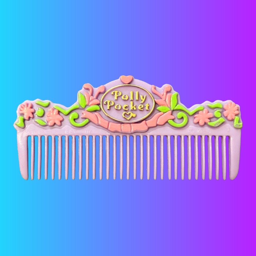 Polly Pocket: Pretty Hair Playset - Comb Only (Bluebird, 1990) - PopCultGang
