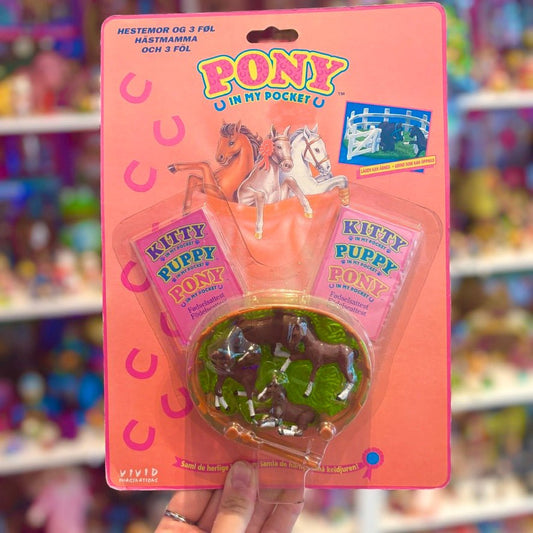Pony In My Pocket: Horse Mom + Foal (MOC, 1995) - PopCultGang