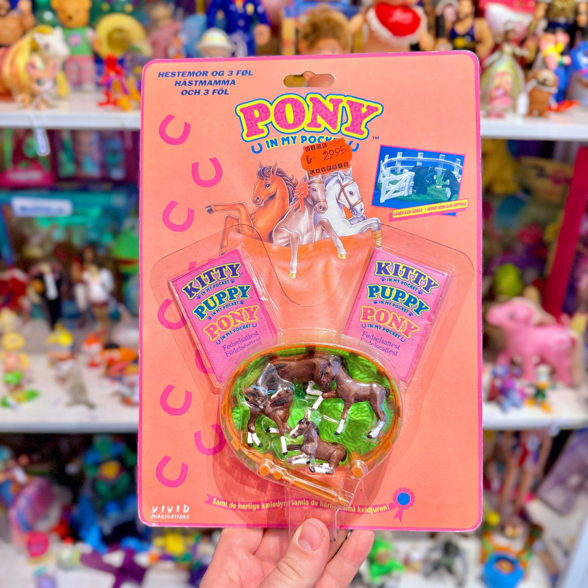 Pony In My Pocket: Horse Mom + Foal (MOC, 1995) - PopCultGang