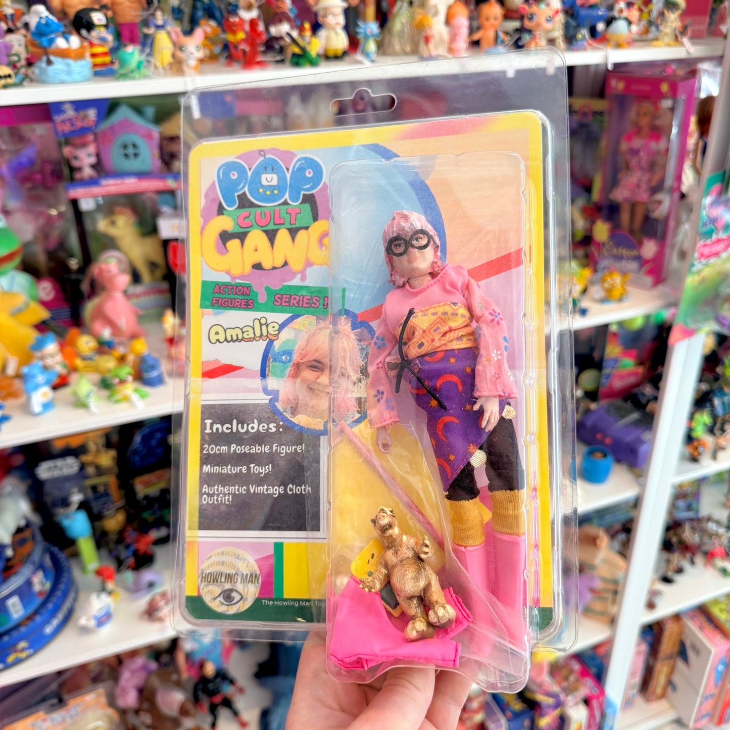 PopCultGang: Evil Amalie Patricia Action Figure (Howling Man Toys, 2026) - PopCultGang