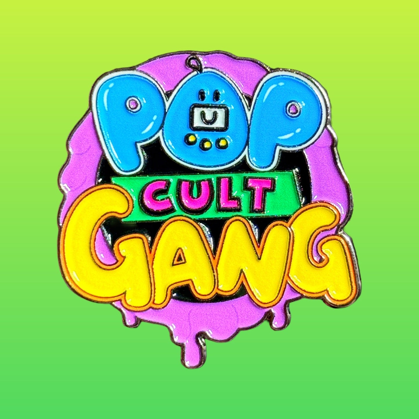 PopCultGang Logo Enamel Pin - PopCultGang