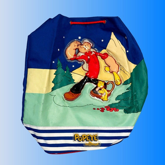 Popeye The Sailorman Drawstring Bag (2000s) - PopCultGang