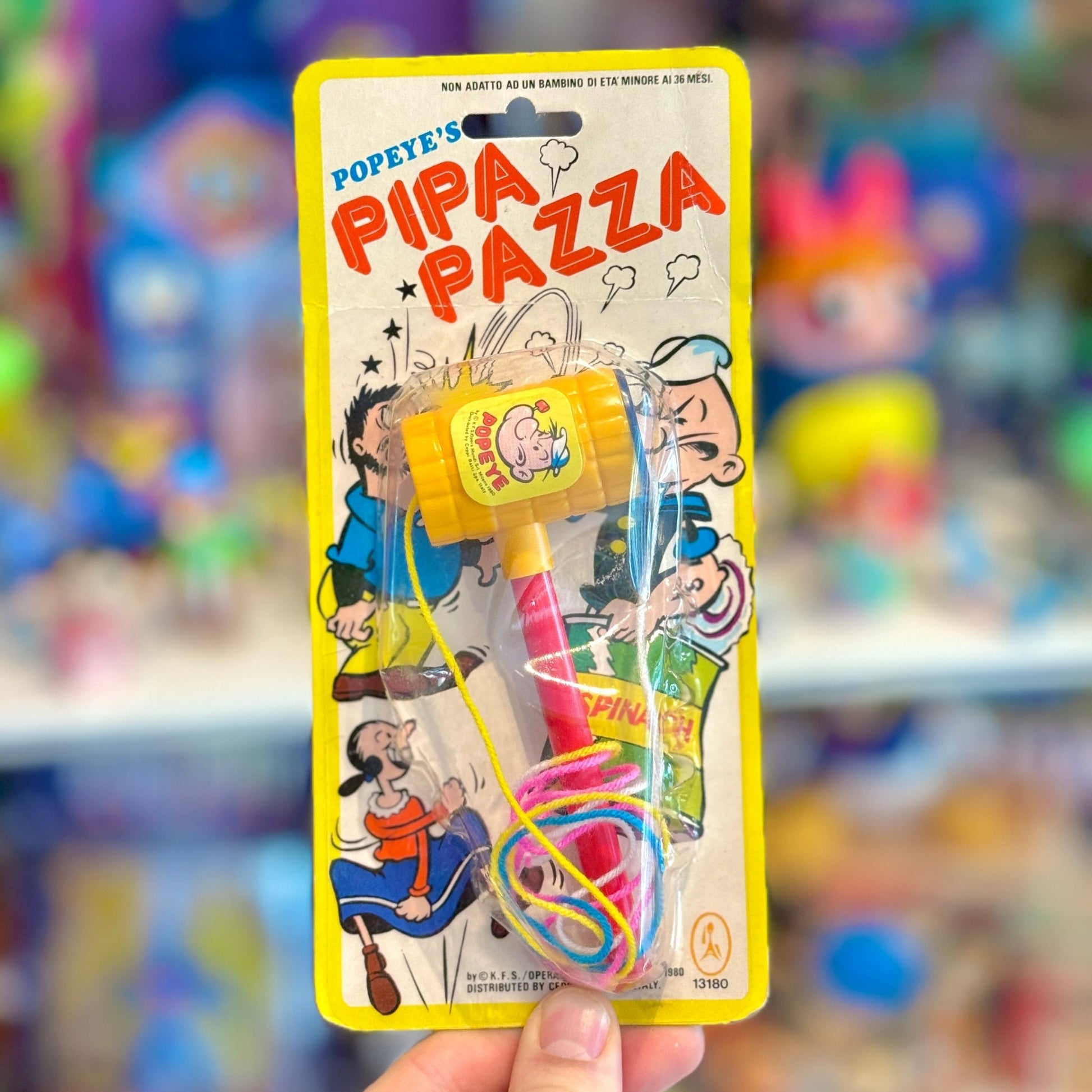 Popeye’s Pipa Pazza - Toy Pipe (MOC, Italian, 70s/80s) - PopCultGang