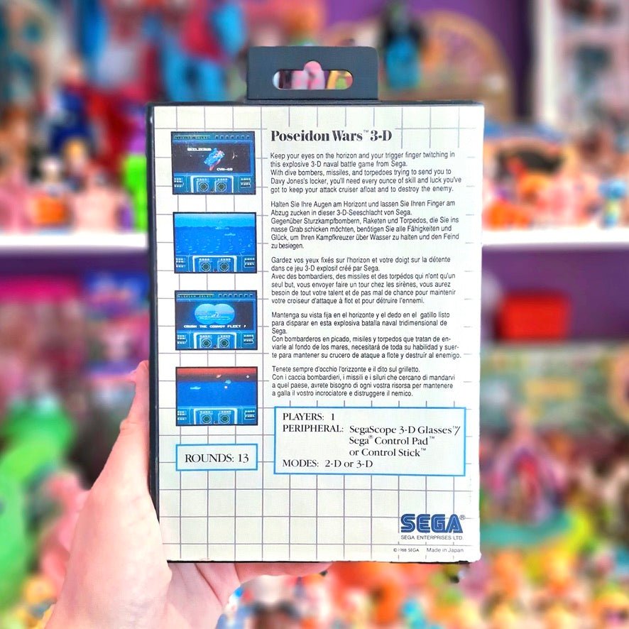 Poseidon Wars 3-D (Sega Master System) - PopCultGang