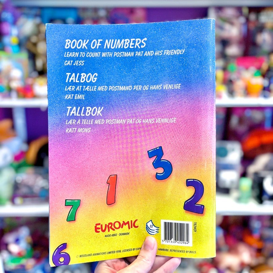 Postman Pat Coloring/Number Book (90s) - PopCultGang