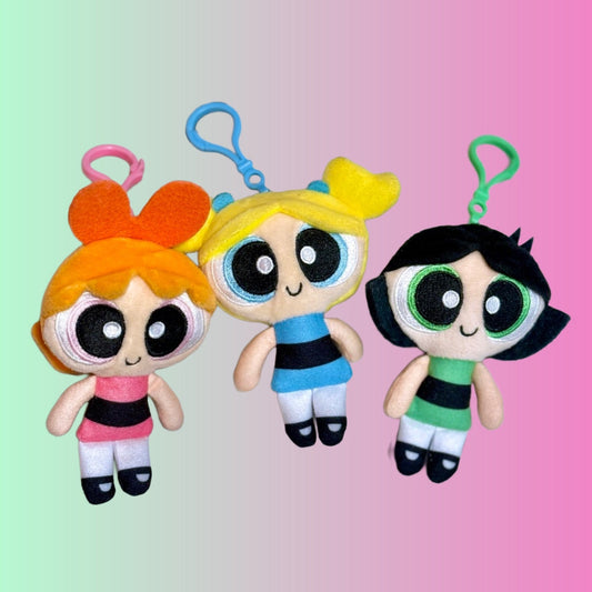 Power Puff Girls Plush Keyring Danglers (2017) - PopCultGang