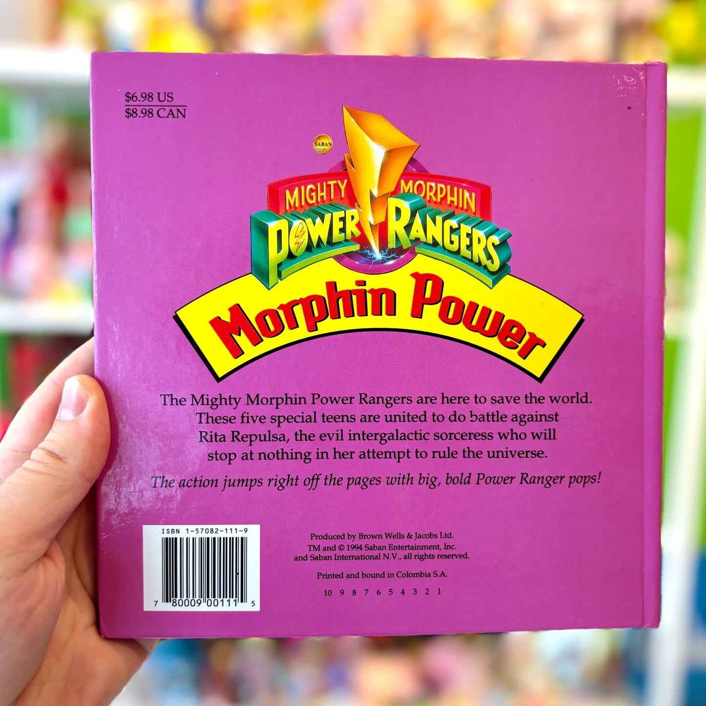 Power Rangers Pop - Up Book: Morphin Power (90s) - PopCultGang