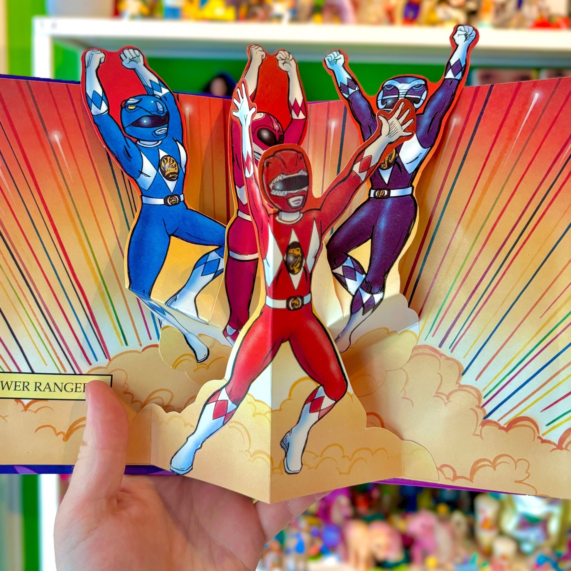 Power Rangers Pop - Up Book: Morphin Power (90s) - PopCultGang