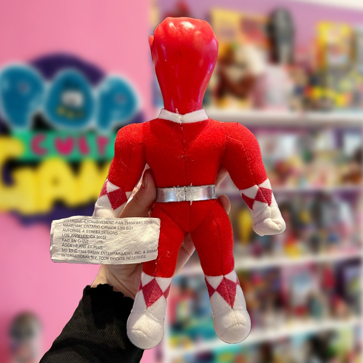 Power Rangers: Red Ranger Action Pal Plush (1993) - PopCultGang