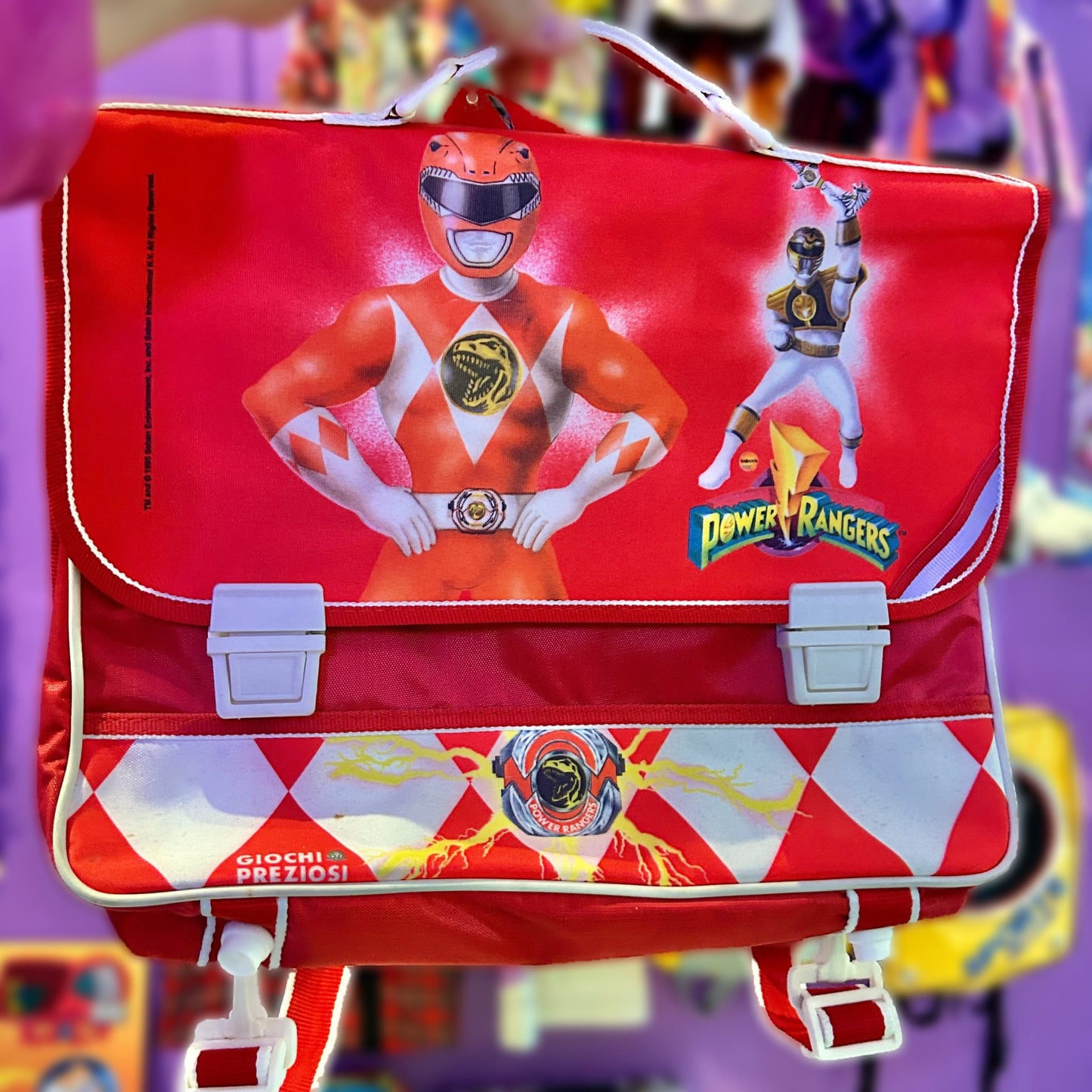 Power Rangers: Red Ranger Schoolbag (90s) - PopCultGang