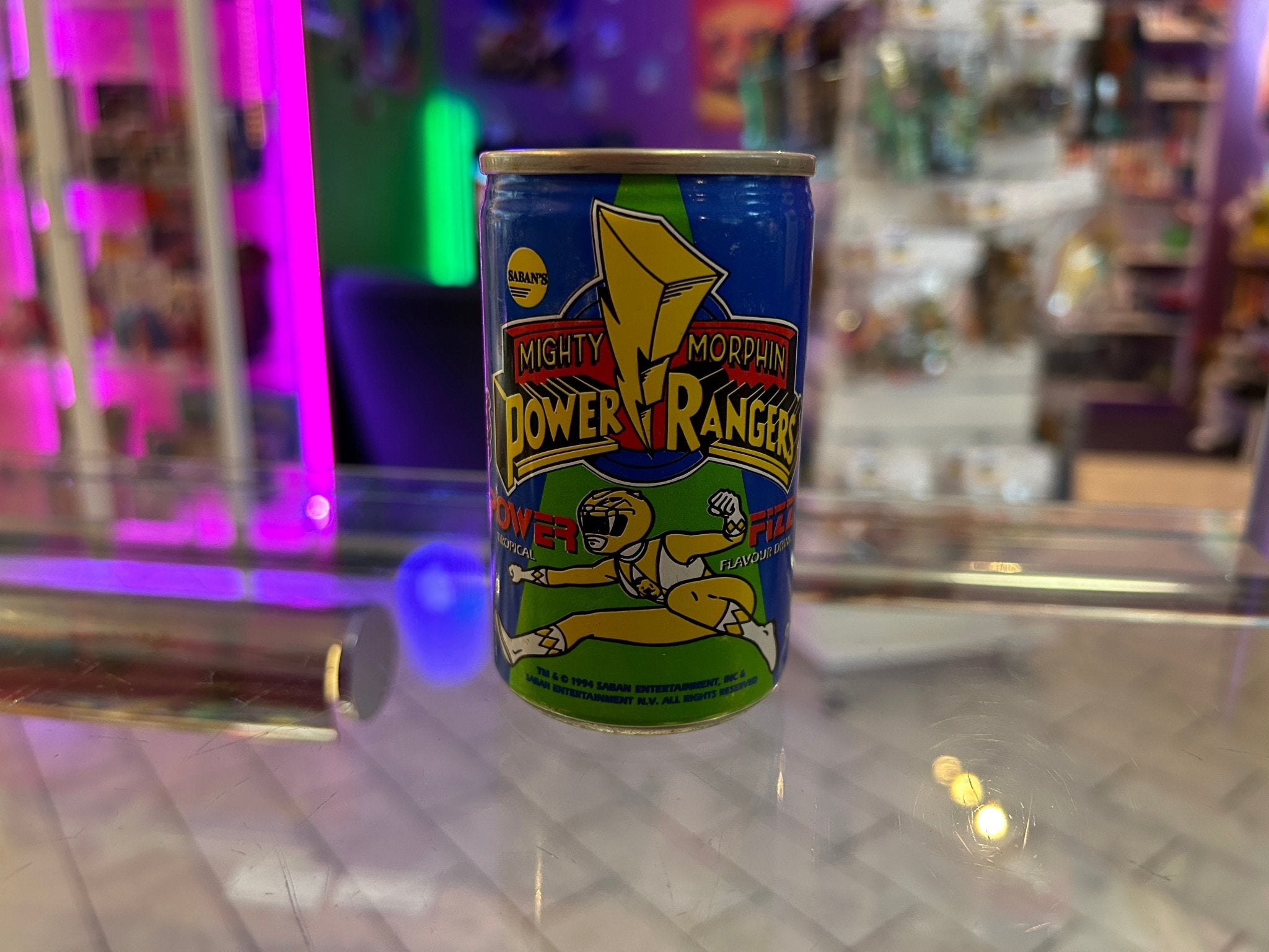 Power Rangers Soda can (unopened) (90s) – PopCultGang