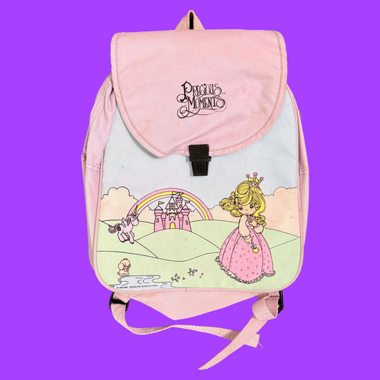 Precious Moments Pink Backpack (1993) - PopCultGang