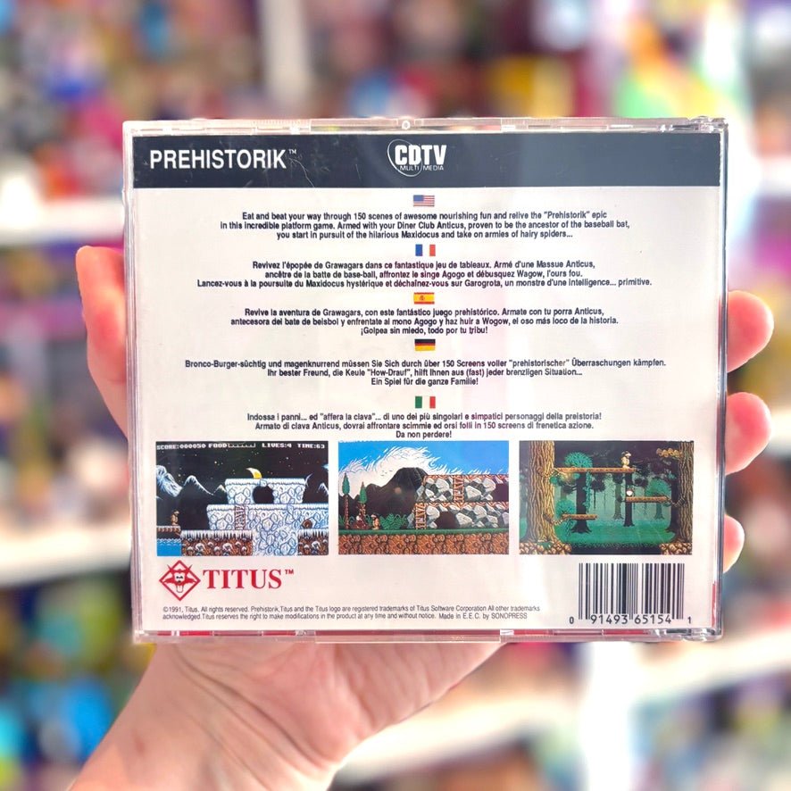 Prehistorik (Commodore CDTV, Amiga) - PopCultGang
