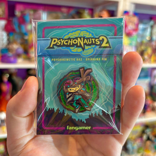 Psychonauts - Psychokinetic Raz Spinning Pin - PopCultGang