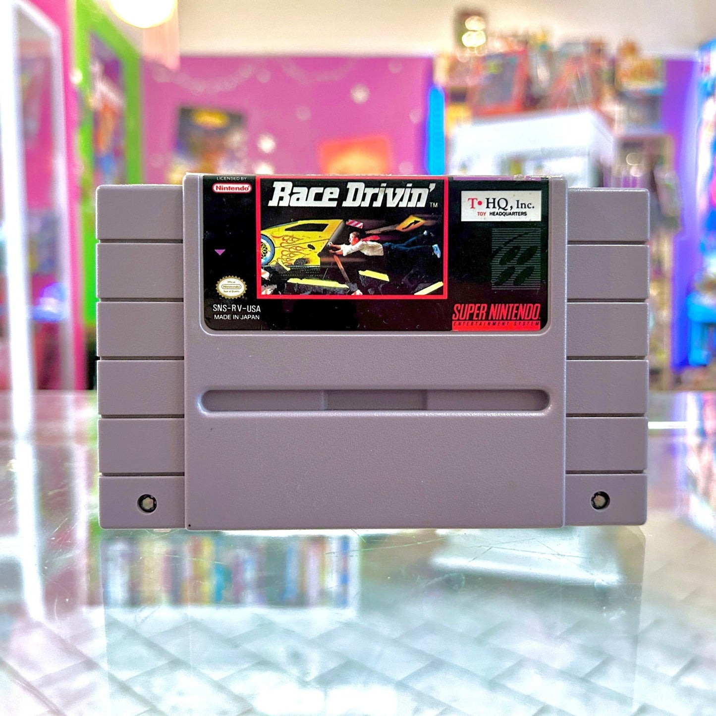 Race Drivin (SNES, NTSC) - PopCultGang