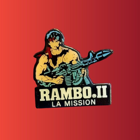 Rambo 3: French Enamel Promo Pin (1991) - PopCultGang