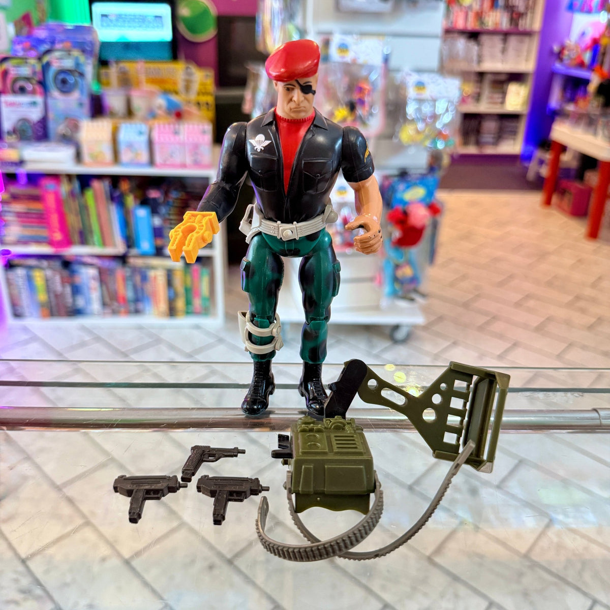 Rambo & Force of Freedom: Gripper Action Figure (almost complete, Coleco, 1985) - PopCultGang