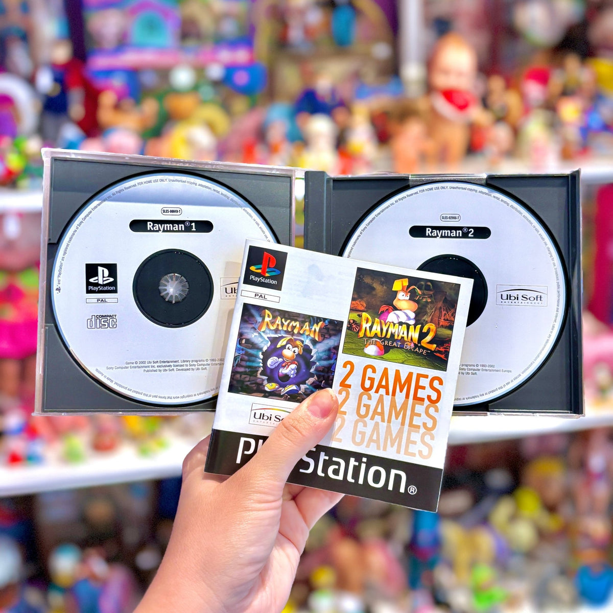Rayman + Rayman 2 Compilation - 2 Games (PS1) - PopCultGang