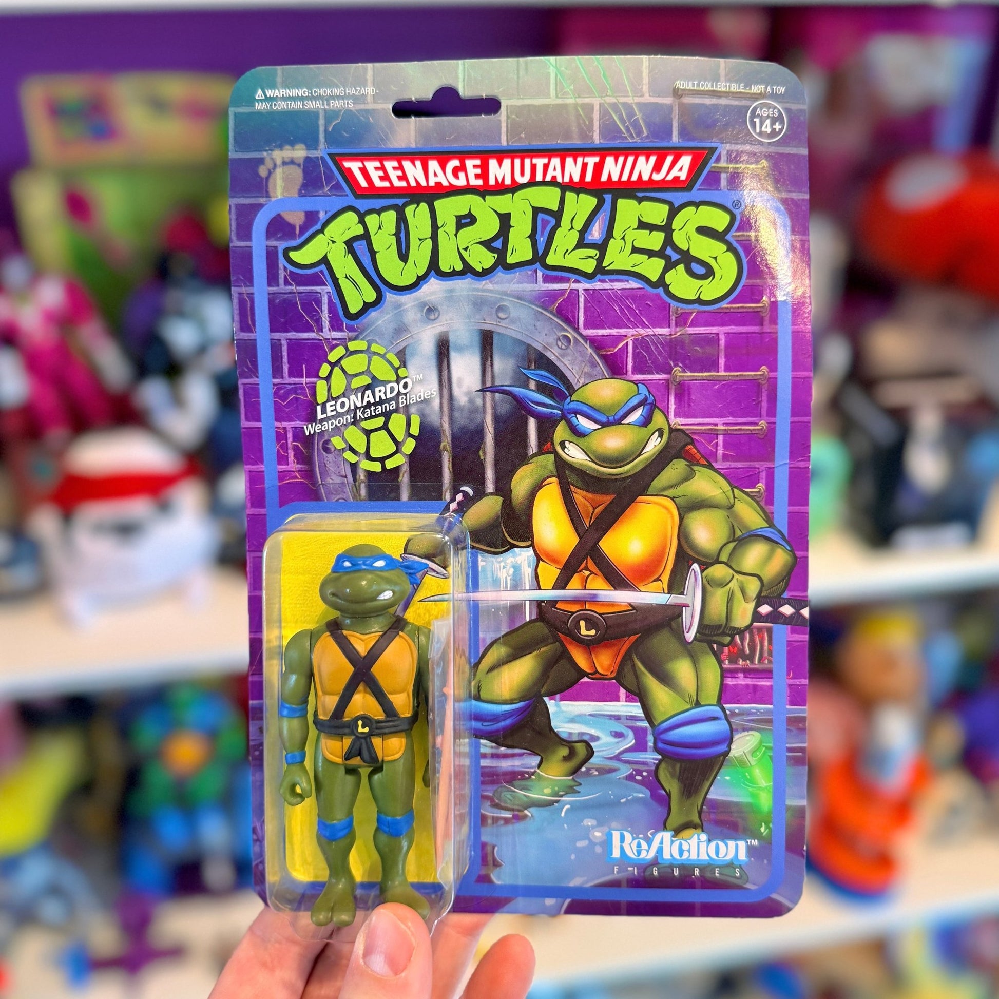 ReAction Figures - Teenage Mutant Ninja Turtles: Leonardo (2019) - PopCultGang
