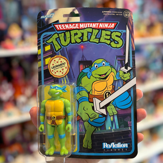 ReAction Figures - Teenage Mutant Ninja Turtles: Leonardo (Cartoon) - PopCultGang