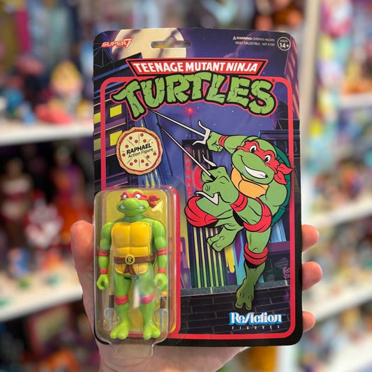 ReAction Figures - Teenage Mutant Ninja Turtles: Raphael (Cartoon) - PopCultGang