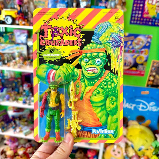 ReAction Figures: Toxic Crusaders - Major Disaster Action Figure (Super7) - PopCultGang