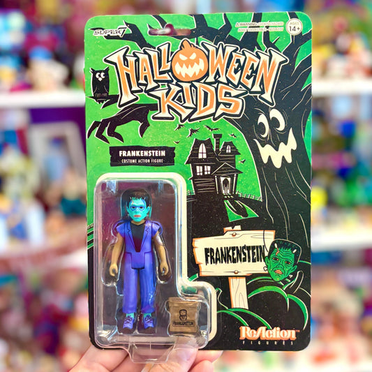 ReAction Figures: Universal Monsters Halloween Kids Action Figure Frankenstein (Super 7) - PopCultGang