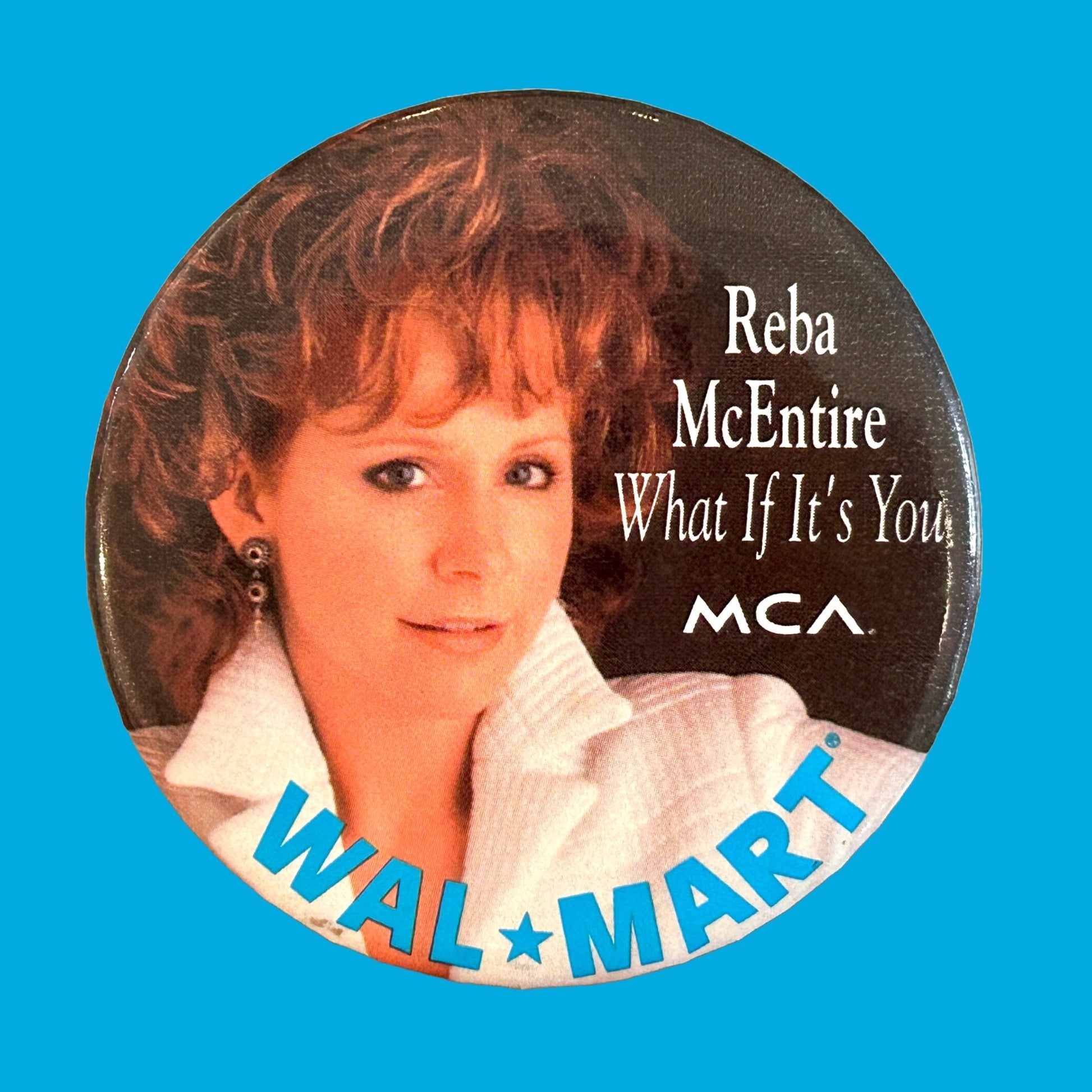 Reba McEntire Promotional Button Pin Badge (90s) - PopCultGang