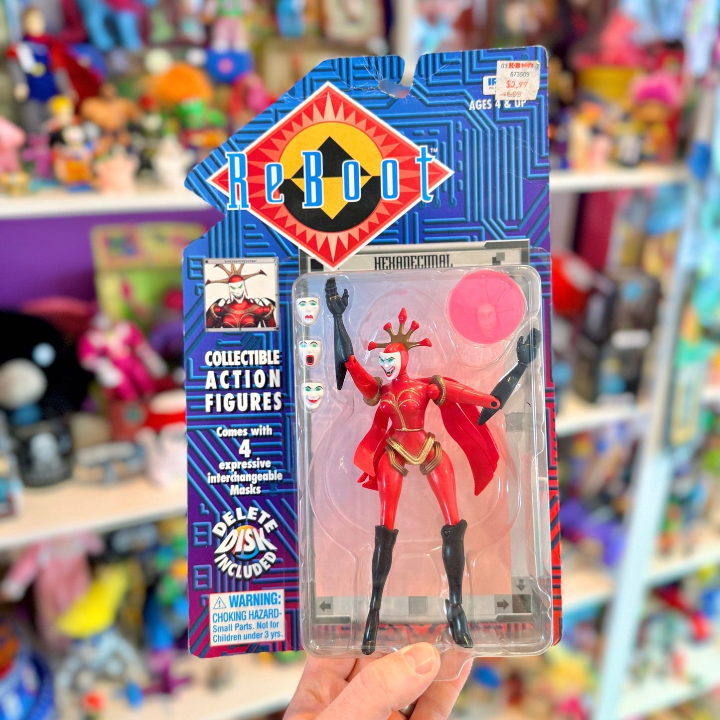 Reboot: Hexadecimal Action Figure (MOC, Irwin Toys, 1995) - PopCultGang