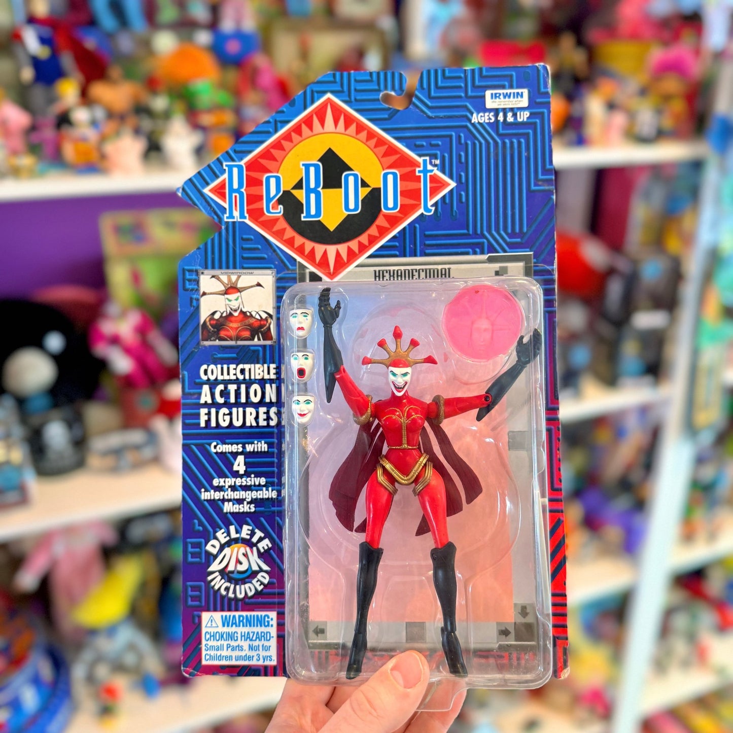 Reboot: Hexadecimal Action Figure (MOC, Irwin Toys, 1995) - PopCultGang